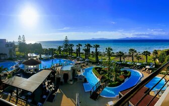 Hotel D´Andrea Mare beach - bazény - letecký zájazd CK Turancar - Ialyssos, Rodos