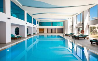 Hotel Kresten Royal Euphoria - vnútorný bazén - letecký zájazd CK Turancar - Kallithea, Rodos