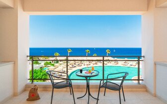 Hotel Kresten Royal Euphoria - výhľad z izby - letecký zájazd CK Turancar - Kallithea, Rodos