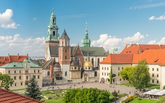 CK Turancar, autobusový poznávací zájazd, Krakow a Wroclaw, Wawel, socha sv. Váslava a sv. Stanislava CK Turancar, autobusový poznávací zájazd, Krakow a Wroclaw, Wawel, socha sv. Váslava a sv. Stanislava