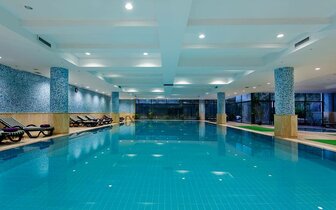 Hotel Meryan - vnútorný bazén - letecký zájazd CK Turancar - Turecko, Okurcalar