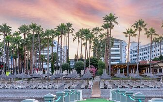 Hotel Meryan - pláž - letecký zájazd CK Turancar - Turecko, Okurcalar