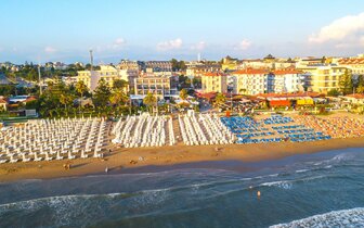 The Raga Side - pláž - letecký zájazd CK Turancar - Turecko, Side