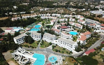 Hotel  Cyprotel Faliraki - letecký záber - letecký zájazd CK Turancar - Faliraki, Rodos