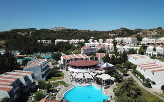 Hotel  Cyprotel Faliraki - letecký záber - letecký zájazd CK Turancar - Faliraki, Rodos