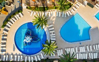 Hotel Sun Beach Resort - bazény - letecký zájazd CK Turancar - Ialyssos, Rodos