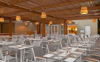 Hotel Sun Beach Resort - reštaurácia - letecký zájazd CK Turancar - Ialyssos, Rodos