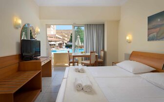 Hotel Sun Beach Resort - dvojlôžková izba - letecký zájazd CK Turancar - Ialyssos, Rodos