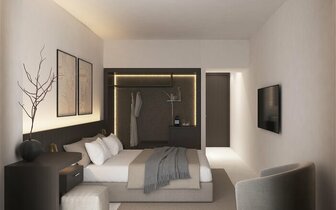 Hotel Esperides Beach Resort - dvojlôžková izba s výhľadom na more - letecký zájazd CK Turancar - Faliraki, Rodos