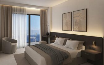 Hotel Esperides Beach Resort - dvojlôžková izba s výhľadom na more - letecký zájazd CK Turancar - Faliraki, Rodos