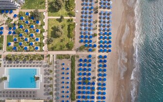 Hotel Esperides Beach Resort - letecký pohľad na more - letecký zájazd CK Turancar - Faliraki, Rodos