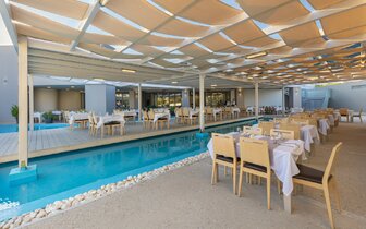 Hotel Akti Palace -  reštaurácia - zájazd CK Turancar - Kardamena, Kos