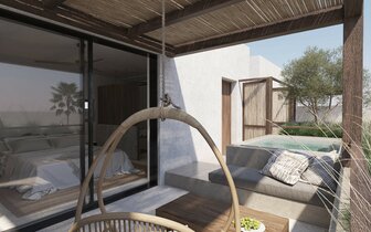 Theros All Suite Hotel - suita s jacuzzi - letecky zájazd CK Turancar - Lambi, Kos