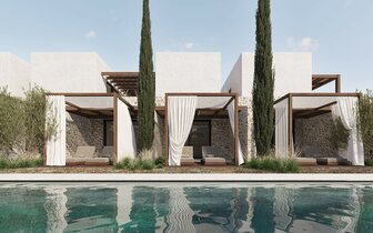 Theros All Suite Hotel - junior suity so spoločným bazénom - letecky zájazd CK Turancar - Lambi, Kos