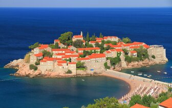 Autobusové poznávacie zájazdy CK Turancar, Čierna Hora a poklady Balkánu, Sveti Stefan