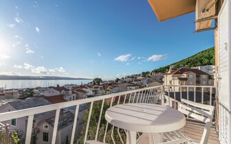 Apartmány Jakeševič - balkón - autobusový zájazd CK Turancar - Chorvátsko, Baška Voda