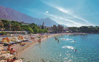 Apartmány Jakeševič - pláž - autobusový zájazd CK Turancar - Chorvátsko, Baška Voda