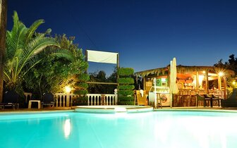 Hotel Potos - bazén - autobusový zájazd CK Turancar - Grécko, Thasos, Limenariaria Hotel Potos - bazén - autobusový zájazd CK Turancar - Grécko, Thasos, Limenariaria