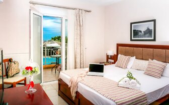 Hotel Potos -izba - autobusový zájazd CK Turancar - Grécko, Thasos, Limenariaria Hotel Potos -izba - autobusový zájazd CK Turancar - Grécko, Thasos, Limenariaria