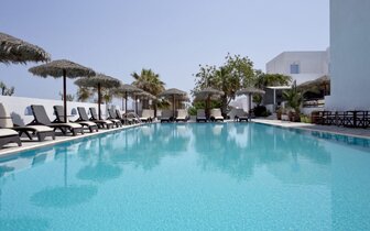 Hotel Alexandra - bazén - Santorini - Kamari - letecký zájazd CK TURANCAR
