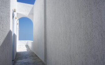 Hotel Alexandra -exteriér - Santorini - Kamari - letecký zájazd CK TURANCAR