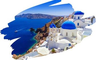 CK Turancar, Letecký poznávací zájazd, Santorini - perla kykladských ostrovov