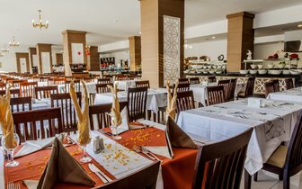 Eftalia Splash - reštaurácia - letecký zájazd CK Turancar - Turecko, Türkler