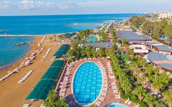 Eftalia Splash - pláž - letecký zájazd CK Turancar - Turecko, Türkler