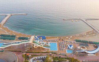 Eftalia Aqua Resort - pláž - letecký zájazd CK Turancar - Turecko, Türkler