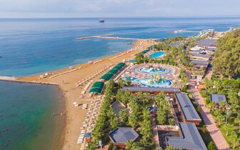 Eftalia Aqua Resort - pláž - letecký zájazd CK Turancar - Turecko, Türkler