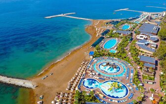 Eftalia Aqua Resort - pláž - letecký zájazd CK Turancar - Turecko, Türkler