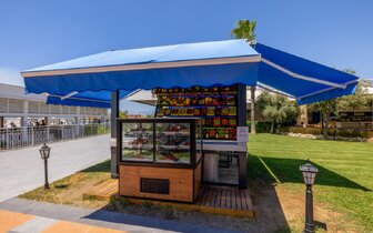 Crystal Centro - stánok s ovocím - letecký zájazd CK Turancar - Turecko, Lara