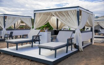 Crystal Centro - plážový pavilón - letecký zájazd CK Turancar - Turecko, Lara