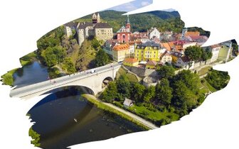 CK Turancar, autobusový poznávací zájazd, Zlatý český trojuholník,leták  CK Turancar, autobusový poznávací zájazd, Zlatý český trojuholník,leták