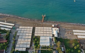 Crystal Waterworld Aqua - pláž - letecký zájazd CK Turancar - Turecko, Belek