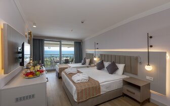 Seher Kumköy Star - štandardná izba s výhľadom na more - letecký zájazd od CK Turancar - Turecko, Kumköy