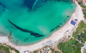 Red Sun Village - pláž - letecký zájazd CK Turancar - Taliansko - Sardínia