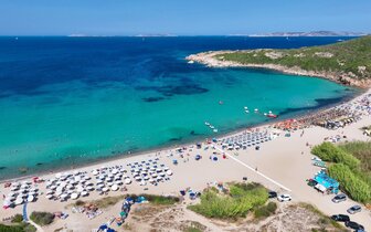 Mangia´s Sardinia Resort - pláž - letecký zájazd CK Turancar - Taliansko - Sardínia