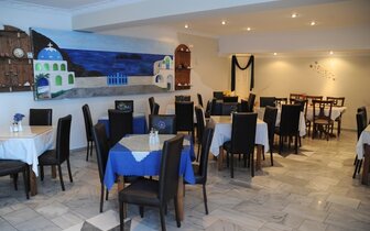 Hotel Perissa bay - Santorini - Perissa - reštaurácia - letecký zájazd CK TURANCAR