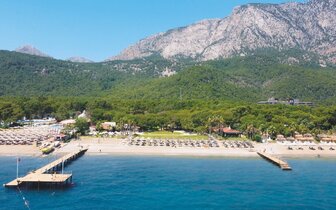Champion Holiday Village - pláž - letecký zájazd CK Turancar - Turecko, Kemer