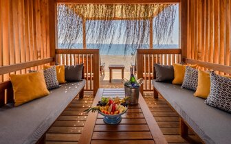 Swandor Hotels & Resort - plážový pavilón - letecký zájazd CK Turancar - Turecko, Kemer