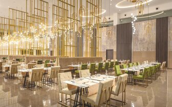 Chrysomaren Beach Hotel & Resort – reštaurácia – letecký zájazd CK Turancar – Cyprus, Ayia Napa