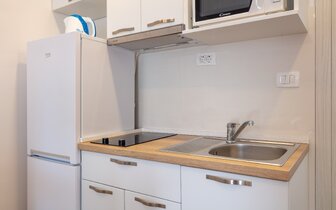 Villa Lana - kuchynský kút - autobusový zájazd CK Turancar - Chorvátsko, Omiš, Nemira