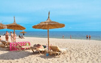 Concorde Green Park Palace – pláž – letecký zájazd CK Turancar – Tunisko, Port El Kantaoui