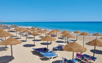 El Mehdi Beach Resort – pláž – letecký zájazd CK Turancar – Tunisko, Mahdia