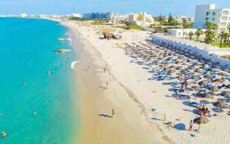 El Mehdi Beach Resort – pláž – letecký zájazd CK Turancar – Tunisko, Mahdia