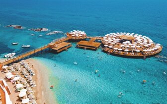 Salamis Bay Conti – pláž – letecký zájazd CK Turancar – Severný Cyprus - Famagusta