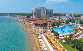 Salamis Bay Conti – pláž – letecký zájazd CK Turancar – Severný Cyprus - Famagusta