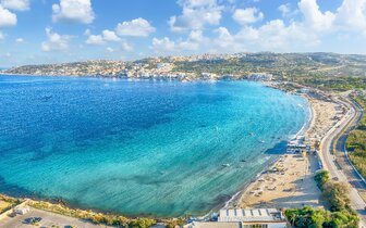 . Letecký poznávací zájazd CK Turancar, Malta – historická mozaika, Landscape with Mellieha