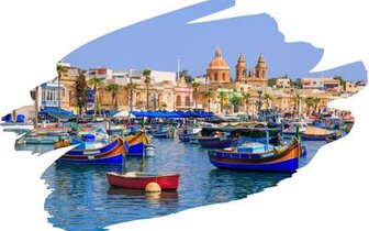 . Letecký poznávací zájazd CK Turancar, Malta – historická mozaika, leták